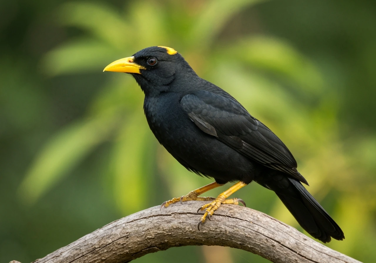 Black Bird With Yellow Beak Spiritual Meaning and Next Steps